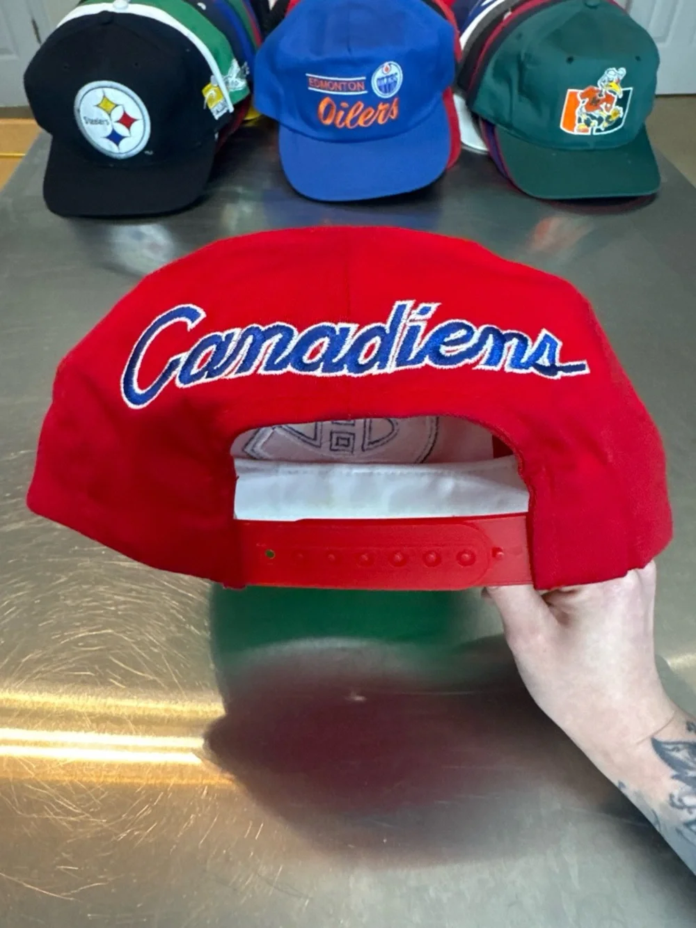 vintage 1990s Montreal Canadiens snapback hat